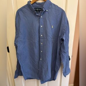 Ralph Lauren Blake Men's Casual Blue Button Down Shirt